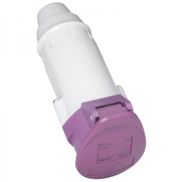  Розетка мобильная P17 2P 16А 24В IP44 Leg 055231 