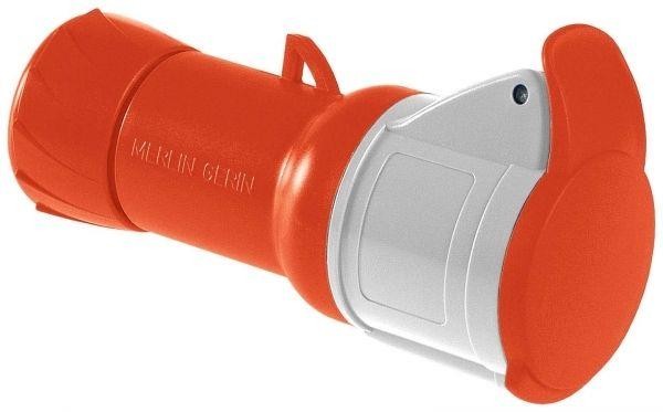  Розетка кабельная 32А 380В 3P+N+E IP44 SchE PKF32M435 