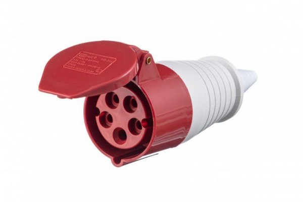  Розетка кабельная 16А 380В 3P+E+N тип. роз. 215 IP44 SchE 26012DEK 