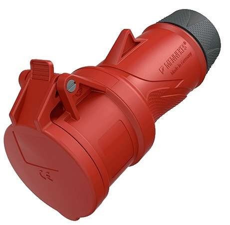  Розетка кабельная 32A5п6ч400B разборный корпус ножевые клеммы KU PowerTOP Xtra IP44 Mennekes 14523 
