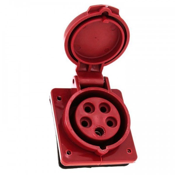  Розетка скрыт. уст. 16А 380В 3P+РЕ+N IP44 (415) EKF ps-415-16-380 