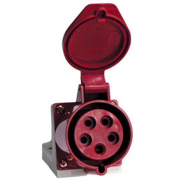  Розетка наружн. уст. 32А 380В 3P+РЕ+N IP44 (125) EKF ps-125-32-380 