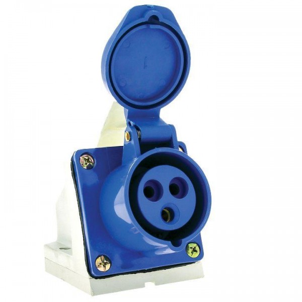  Розетка наружн. уст. 32А 220В 2P+РЕ IP44 (123) EKF ps-123-32-220 