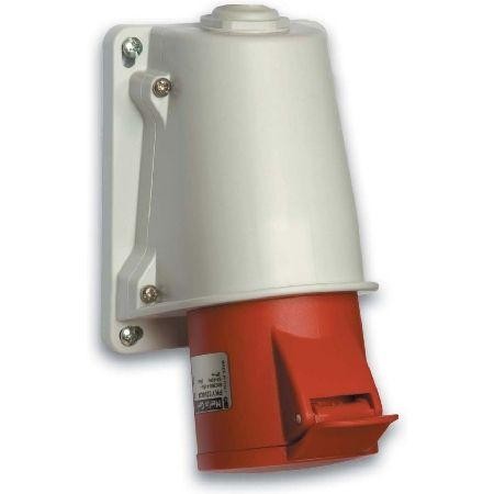  Розетка настенная 16А быстр. IP44 380 SchE PKY16W433 