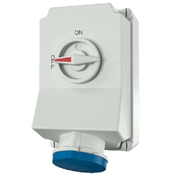  Розетка DUO 63А 4п 9ч 230В IP44 Mennekes 5955A 