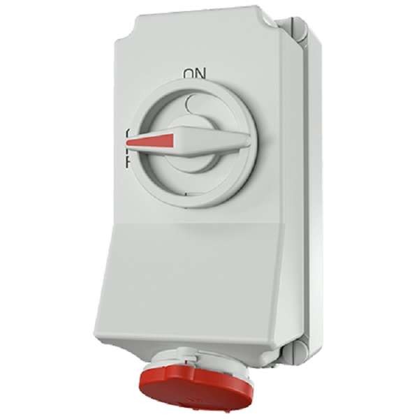  Розетка DUO 4п 16А 6ч 400В IP44 Mennekes 5100A 