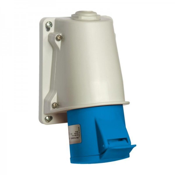  Розетка настенная 32А 380В 3P+H+З IP44 SchE PKY32W423 