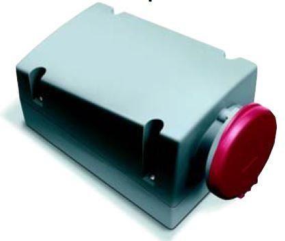  Розетка 332RL9 32А 3P+E 9ч для монтажа на поверхность с подкл. шлейфа IP44 ABB 2CMA168421R1000 