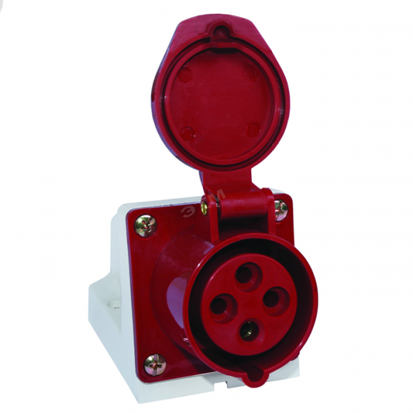  Розетка наружн. уст. 63А 380В 3P+РЕ IP67 (134) EKF ps-134-63-380 