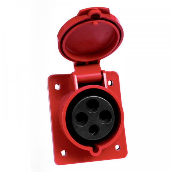  Розетка скрыт. уст. 16А 380В 3P+РЕ IP44 (414) EKF ps-414-16-380 