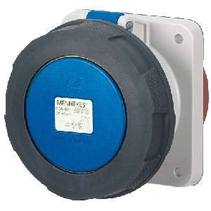  Розетка панельная 63А 3п 6ч 230В IP67 Mennekes 1264A 
