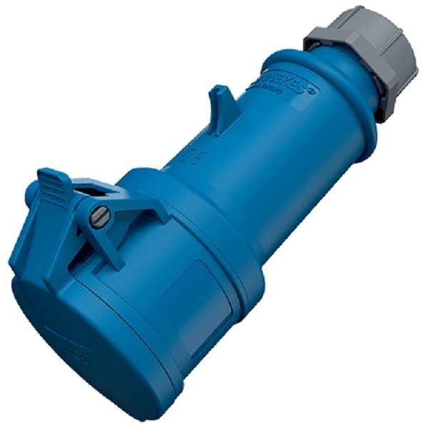  Розетка кабельная 16А 3п 6ч 230В IP44 разборная винтовые клеммы ProTOP син. Mennekes 180AC 