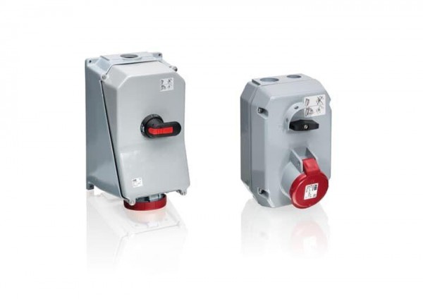  Розетка 2125MM6 125А 2P+E 6ч с выкл. и мех. блокировкой металл. IP44 ABB 2CMA168047R1000 