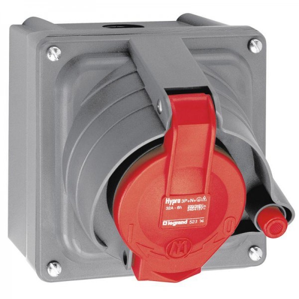  Розетка Hypra 380/415В 3К+Н+З IP44 Leg 052904 
