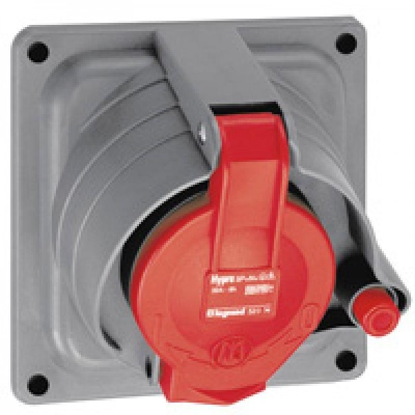  Розетка встраиваемая Hypra 32А 400В 3K+3 IP44 Leg 052903 