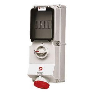  Розетка наружн. уст. Duo 32А 3P+E+N IP44 Mennekes 5618A 