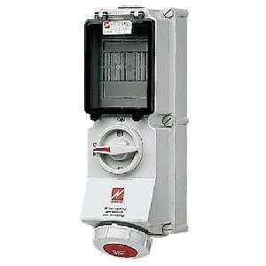  Розетка наружн. уст. Duo 32А 3P+E 3ч IP67 Mennekes 5946A 