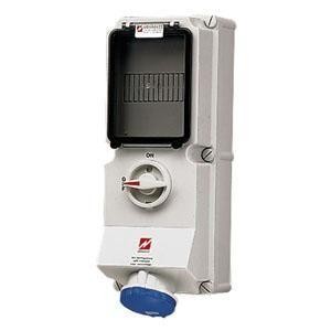  Розетка наружн. уст. Duo 16А 2P+E IP44 Mennekes 7213 