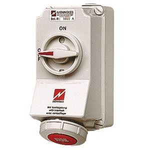 Розетка наружн. уст. Duo 16А 3P+E+N IP67 с мех. блок Mennekes 5603A 