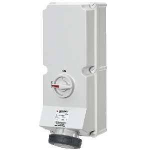  Розетка 3п 63А DUO 50-250В IP67 Mennekes 5806A 