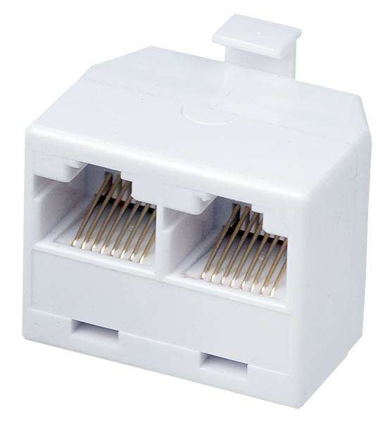  Двойник комп. штек.-2 гнезд. 8P-8C (уп.50шт) REXANT 03-0102 