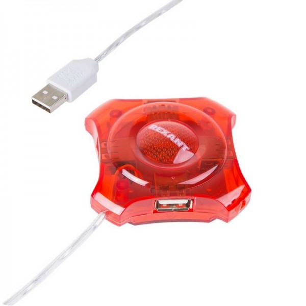  Разветвитель USB на 4 порта Rexant 18-4100 