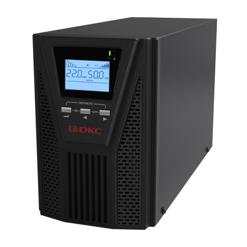  Источник бесперебойного питания Онлайн ИБП 1кВ.А 3х7А.ч Schuko (2) DKC SMALLT1A10S 