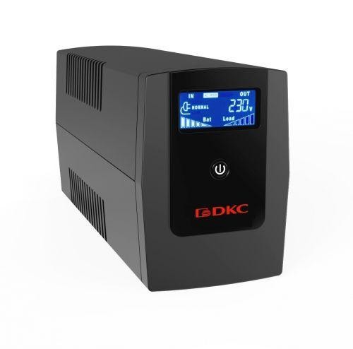  Источник бесперебойного питания ИБП Info LCD 1200В.А IEC C13 (4) USB + RJ45 DKC INFOLCD1200I 
