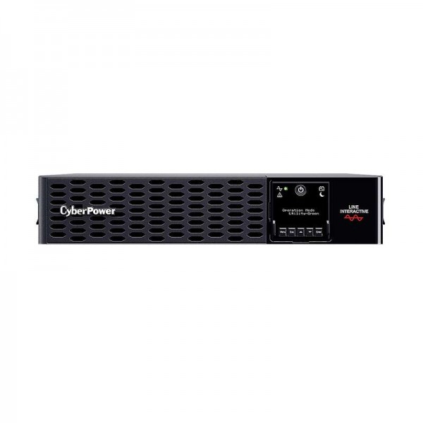  Источник бесперебойного питания Line-Interactive 1000В.А/900Вт USB/RS-232/Dry/EPO/SNMPslot/RJ11/45 (8 IEC С13) CyberPower PR1000ELCDRT2UA 