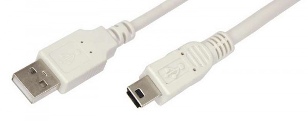  Шнур mini USB (male) - USB-A (male) 3м Rexant 18-1136 