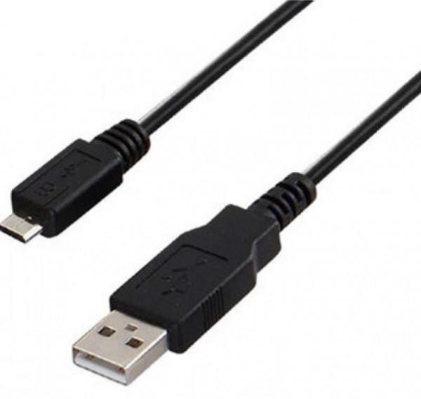  Шнур micro USB (male) - USB-A (male) 3м черн. Rexant 18-1166-2 