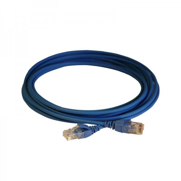  Шнур коммутационный HD RJ45 кат. 6 U/UTP LSZH неэкранир. 5м голуб. Leg 051549 