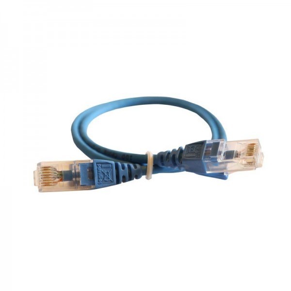  Шнур коммутационный HD RJ45 кат. 6 U/UTP LSZH неэкранир. 0.5м голуб. Leg 051545 