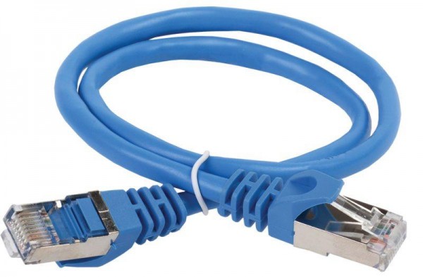  Патч-корд кат.6 FTP PVC 1м син. ITK PC03-C6F-1M 