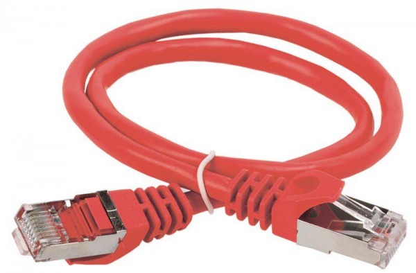  Патч-корд кат.5е FTP LSZH 10м красн. ITK PC04-C5EFL-10M 