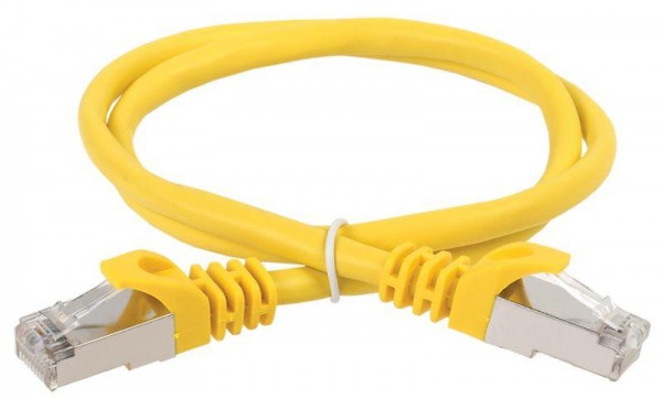  Патч-корд кат.5е FTP LSZH 2м желт. ITK PC05-C5EFL-2M 
