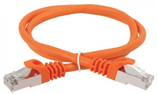  Патч-корд кат.5е FTP LSZH 10м оранж. ITK PC07-C5EFL-10M 