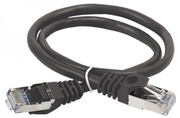  Патч-корд кат.5е FTP LSZH 15м черн. ITK PC09-C5EFL-15M 