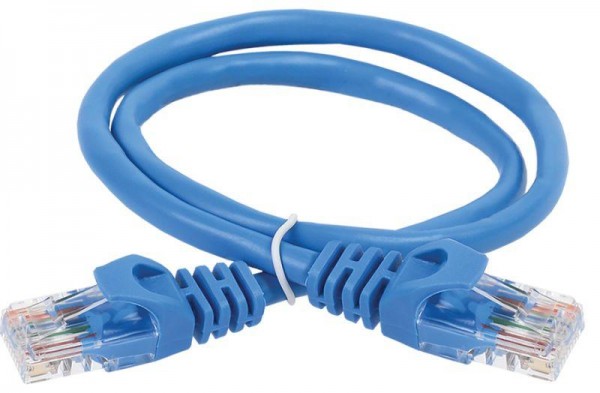 Патч-корд кат.6 UTP PVC 2м син. ITK PC03-C6U-2M 