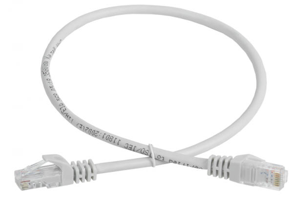  Патч-корд кат.5е UTP 3м сер. GENERICA ITK PC01-C5EU-3M-G 