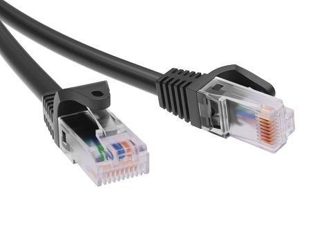  Патч-корд неэкранированный CAT5E U/UTP 4х2 LSZH 1.0м черн. DKC RN5EUU4510BK 