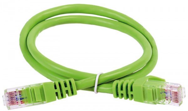  Патч-корд кат.5е UTP LSZH 5м зеленый ITK PC02-C5EUL-5M 