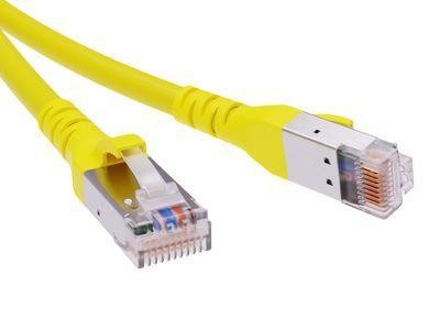  Патч-корд экранированный кат.6а SF/UTP 4х2 LSZH 5м желт. DKC RN6ASF4550YL 