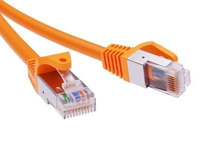  Патч-корд экранированный кат.6а F/UTP 4х2 LSZH 5м оранж. DKC RN6AFU4550OR 