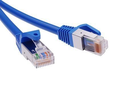  Патч-корд экранированный кат.5е F/UTP 4х2 LSZH 2м син. DKC RN5EFU4520BL 
