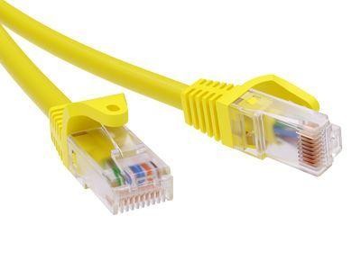  Патч-корд неэкранированный кат.5е U/UTP 4х2 LSZH 1.5м желт. DKC RN5EUU4515YL 