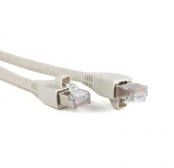  Патч-корд PC-LPM-STP-RJ45-RJ45-C6a-5M-LSZH-GY F/UTP экран. кат.6a; LSZH; 5м сер. Hyperline 52123 