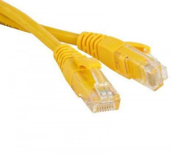  Патч-корд PC-LPM-UTP-RJ45-RJ45-C6-2M-LSZH-YL U/UTP кат.6 LSZH 2м желт. Hyperline 230244 