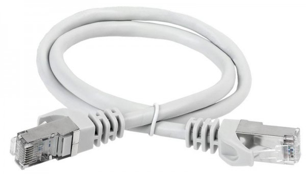  Патч-корд кат.6A S/FTP LSZH 2м сер. ITK PC01-C6ASL-2M 