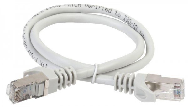  Патч-корд кат.5е FTP LSZH 15м сер. ITK PC01-C5EFL-15M 